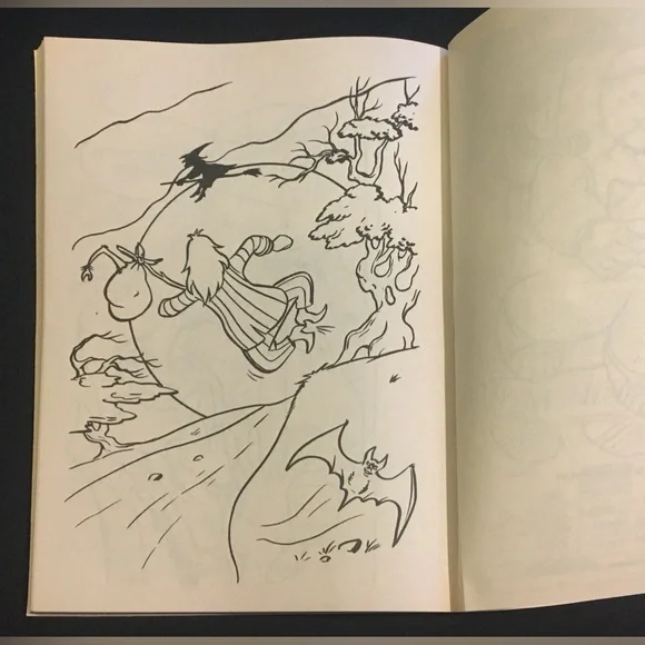 RARE 90s Coloring Book Beetlejuice Vintage - Picture 10 of 16
